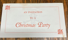 The National supply company Pittsburgh office 1947 Christmas party invit... - $21.73