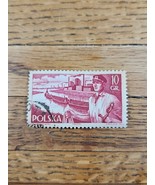 Poland Stamp St. Lukaszewski 10gr Used Red 720 - $1.35 CAD