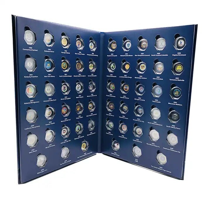 1999-2009 Con Schiuma Interno Moneta Collezione Album per USA Stato Quarti Item image 5