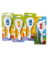 Sesame Street Beginnings Brush &amp; Comb Set 4 Pk Cookie Monster, Big Bird,... - $12.86