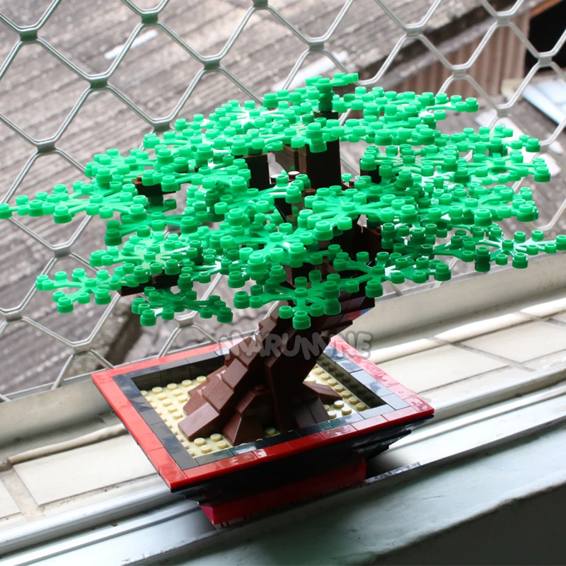 Play Marumine MOC Building Blocks Bricks Miniature Bonsai Tree Set 205/343PCS Pl - £48.58 GBP