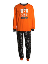 Men&#39;s Matching Family Halloween Pajamas Boo Crew, 2-Piece Set Size L (TU... - £21.00 GBP