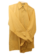 Men&#39;s Dress Shirt Arrow - Poplin - Yellow - long sleeved - - $11.85