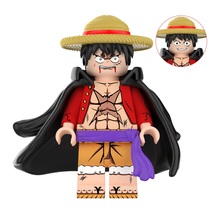 Luffy Straw Hat (Wano Arc) One Piece Minifigures Building Toys - £4.71 GBP