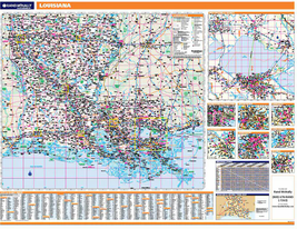 Proseries Wall Map: Louisiana State (R) - £212.61 GBP
