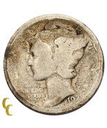 1921 Argent Mercury Dime 10C (About Bon, Ag État - $729.69 MXN