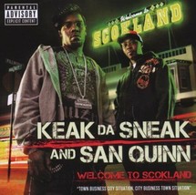 Welcome to Scokland, Keak Da Sneak &amp; San Quinn, RAP Explicit Bay Area Ra... - $13.29