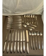 31 Pcs Oneida Community Silverplate Patrician Spoons Forks Knives - $832.28 MXN
