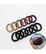 XXFBJNMD 20 pcs Strong Elastic Non-marking Thick Rubber Hair Bands Rope - $14.37 CAD