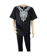 Men 2pc Stacy Adams leisure suit Linen Cotton With Embroidery 3670 Black... - €103,88 EUR Men 2pc Stacy Adams leisure suit Linen Cotton With Embroidery 3670 Black... - €103,88 EUR