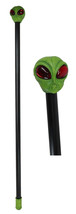 Green Roswell UFO Alien Extra Terrestrial Decorative Cosplay Prop Swagger Cane - £32.57 GBP