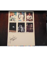 JIM LOVELL SIGNED AUTOGRAPHED SPACE SHOTS TEST SHEET PANEL GEMINI APOLLO... - $185.00