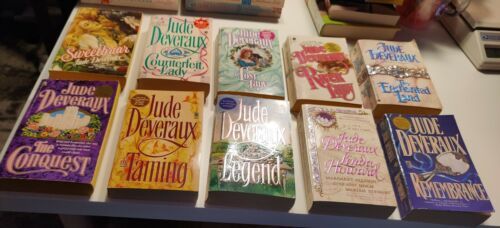 10 Jude Deveraux Romance Novels Historical James River Lady Legend Pereg... - $26.59