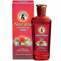 Navratna Ayurvédique Cool Cheveux Huile Avec 9 Herbes Ingrédients - 300ml ( De - £18.50 GBP