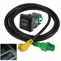 Newly Vehicle Usb Aux Button Switch Cable For Vw Rabbit Golf Jetta Radio Rcd310 - £21.89 GBP