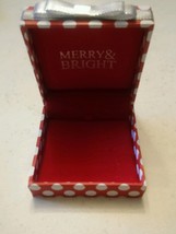 000 Empty Christmas Gift Box Merry &amp; Bright - £2.35 GBP