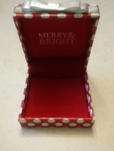 000 Empty Christmas Gift Box Merry &amp; Bright - $2.99