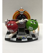 M &amp;M CANDY DISPENSER - JUKE BOX - DANCING GREEN &amp; RED M&amp;M’s Record Colle... - $20.27