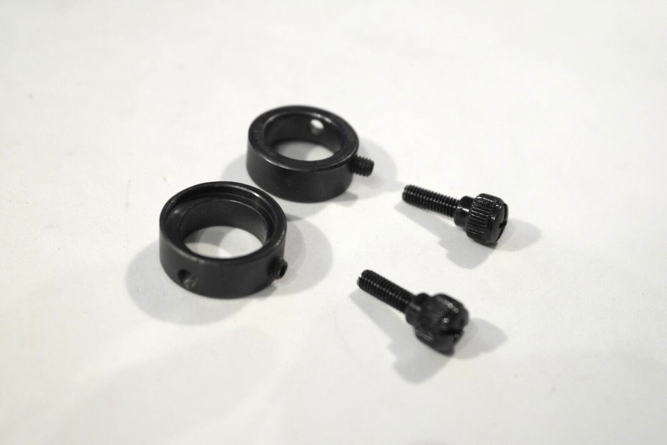 22mm ext. Ø optical mount adapter ring for 15mm Ø optics (lot of 2x M4) - $11.59