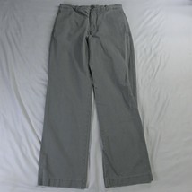 J.CREW 32 x 34 Gray Broken In Regular Fit Straight Chino Pants - £22.42 GBP