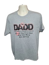 DADD Dads Against Daughters Dating Adult Gray XL TShirt - £14.28 GBP