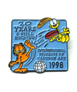 Vintage GARFIELD ODIE International Museum Cartoon Art 1978 Pin 20 Years... - $13.58 CAD