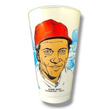 Vintage Slurpee Cup MLB Baseball Amoco 70&#39;s Cincinnati Reds Johnny Bench  - £14.65 GBP