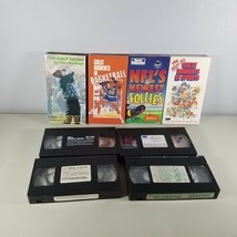 Sports VHS Tape Lot Not So Great Moments Follies Greatest Basketball Golf - £7.94 GBP