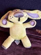 Yottoy Light Green &amp; Gray Plush Bunny Character Stuffed Animal – 7 inche... - £7.56 GBP