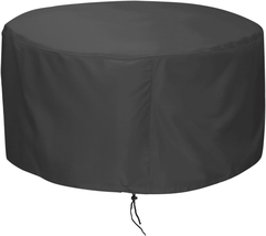 Fire Pit Cover, 48 Inch Cover for 40-48 Inch round Firepit, Waterproof Windproof - £21.63 GBP