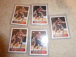 Lot of 5 1996-97 Topps Basketball Jermaine O&#39;Neal Rookie Cards 191 - £17.34 GBP
