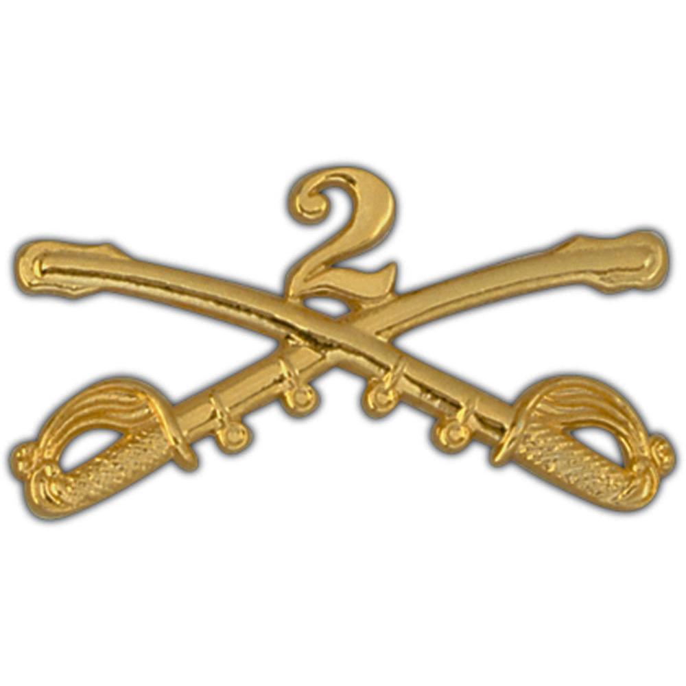 Primary image for EagleEmblems P16190 BDG-Army,CAV.Swords,02ND (2.25'')