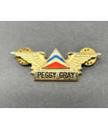 Vintage DELTA AIR LINES Flight Attendant Wings Authentic Name Bar 1973-2... - €89,49 EUR