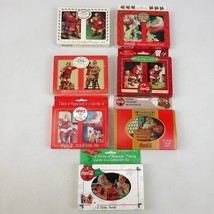 Coca-Cola Playing Cards Tins 1993–1999 Lot (7) Full Collector Series 1–7 - $79.19