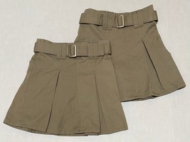 No Fuze Girls Skirt Pair Size 6 Khaki NWOT Uniform 939A - $17.42