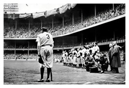 Babe Ruth Farewell At New York Yankee Stadium 1948 Legendary Player 4X6 Photo - £6.26 GBP