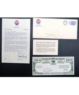 Vtg 1948 Letter Pepsi-Cola Company 100-point Treasure Top Contest Ephemera - $270.38 MXN