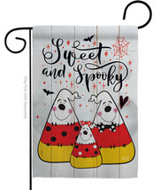 Sweet Candy Corns Garden Flag Halloween 13 X18.5 Double-Sided House Banner - £15.96 GBP