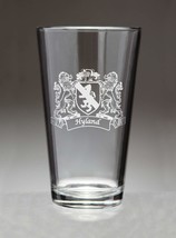 Hyland Irish Coat of Arms Pint Glasses (Sand Etched) - $67.32