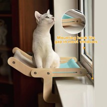 The Feline Observatory: Wooden Window Perch - £40.48 GBP+