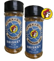 2 Packs Buc-ee&#39;s Texas Round Up Brisket Rub NET WT. 5.3 OZ. (150g) - $14.87