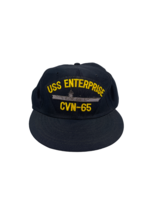 USS Enterprise CVN-65 Navy Hat Mens Large Adjustable Snap Back - $17.49