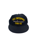 USS Enterprise CVN-65 Navy Hat Mens Large Adjustable Snap Back - £13.75 GBP