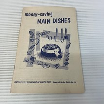 Money Saving Main Dishes Cookbook Paperback Book by Human Nutrition Research - £14.62 GBP