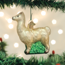 Old World Christmas Llama Glass Christmas Ornament 12284 - £11.76 GBP