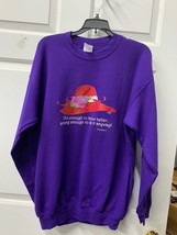 purple sweatshirt red hat Old enough to know better  Medium or xlarge - $491.53 MXN