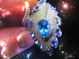 Haunted Ring Seductive Invitation Golden Royal Collection Ooak Extreme Magick - £202.05 GBP