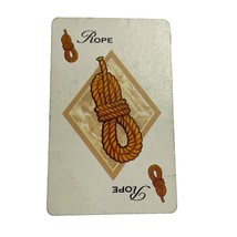 Vintage 1998 CLUE Weapon Card Rope Replacement Game Piece u - $7.29