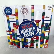 MindWare Mega Marble Run 250 pc Building Set Marbles STEM USED READ - $64.35