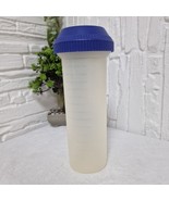 Vintage Tupperware 750ml Measuring Shaker / Storage Container / Blue Lid... - $25.50 CAD